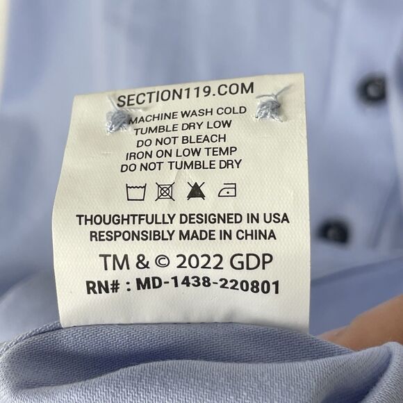 Grateful Dead x Section 119 Shirt Mens S Blue - Picture 10 of 10